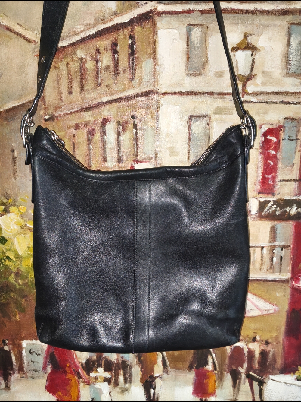 Vintage Coach Legacy Slim Duffle Bag Crossbody